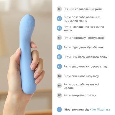 Звуковий вібратор Tenga Iroha Mai Ruri блакитний 17,4 см - основне фото