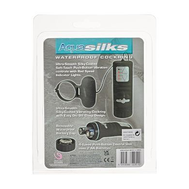Эрекционное кольцо с вибрацией You2Toys Aqua Silks чёрное - основное фото