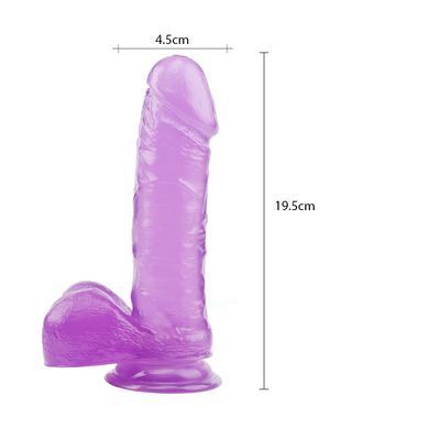 Реалістичний фалоімітатор на присосці Chisa Novelties 7.7 Inch Dildo фіолетовий 19,5 см - основне фото