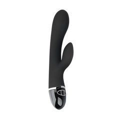 Rabbit-вібратор Lovetoy O-Sensual Duo Climax чорний 21,5 см - основне фото