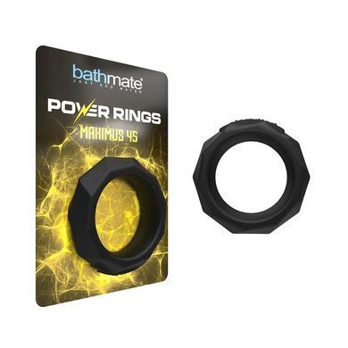 Ерекційне кільце Bathmate Power Ring Maximus 45 чорне - основне фото
