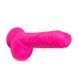 Реалистичный фаллоимитатор на присоске Blush Neo Elite Neon Pink 9-Inch Long Dildo розовый 22,9 см - дополнительное фото