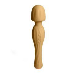 Вибратор-микрофон Sweet Em Velvet Lure Spiral Wand жёлтый 20,8 см - основное фото