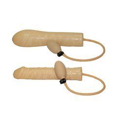 Реалістичний розширювач You2Toys Vibrating Latex Balloon тілесний 26 см - основне фото