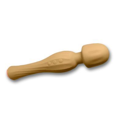 Вибратор-микрофон Sweet Em Velvet Lure Spiral Wand жёлтый 20,8 см - основное фото