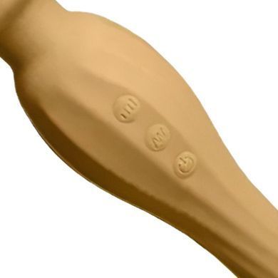 Вибратор-микрофон Sweet Em Velvet Lure Spiral Wand жёлтый 20,8 см - основное фото
