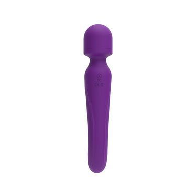 Двосторонній вібромасажер з підігрівом Chisa Novelties Intimate Melody Pleasure Spreader Wand фіолетовий 22 см - основне фото