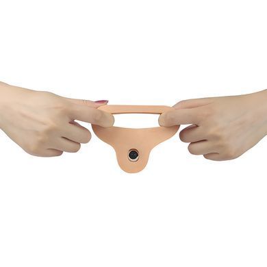 Кольцо с анальным вибростимулятором Lovetoy 5.8" The Ultra Soft Double Vibrating телесное - основное фото