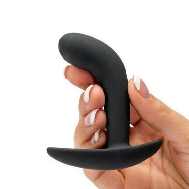 Простой массажёр простаты Orion Prostate Plug чёрный 8 см - основное фото