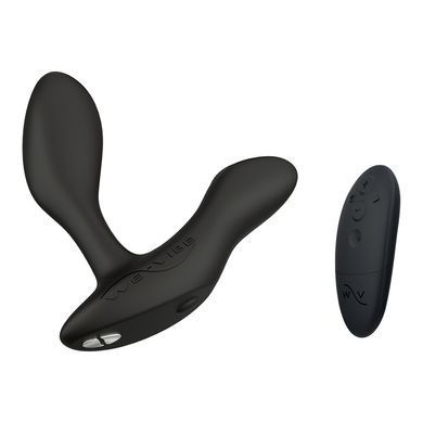 Смарт-вибромассажёр простаты We-Vibe Vector+ чёрный 10,6 см - основное фото