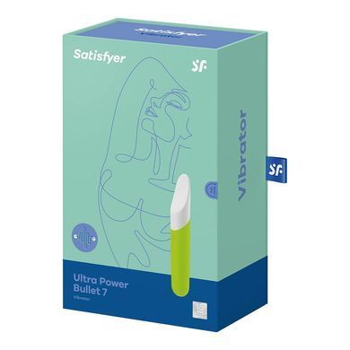 Віброкуля Satisfyer Ultra Power Bullet 7 зелений 13,5 см - основне фото