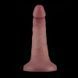 Реалістичний вібратор на присосці Lovetoy 6'' Vibrating Dual Density Power Cock тілесний 16 см - додаткове фото