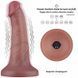 Реалістичний вібратор на присосці Lovetoy 6'' Vibrating Dual Density Power Cock тілесний 16 см - додаткове фото