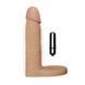 Кольцо с анальным вибростимулятором Lovetoy 5.8" The Ultra Soft Double Vibrating телесное - дополнительное фото