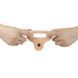 Кольцо с анальным вибростимулятором Lovetoy 5.8" The Ultra Soft Double Vibrating телесное - дополнительное фото