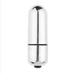 Вибропуля Lovetoy X-Basic Bullet Mini One Speed серебристая 5,9 см - основное фото