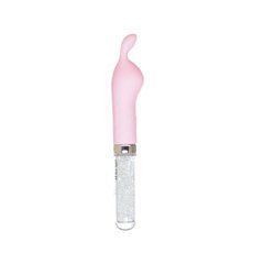 Кліторальний вібратор BMS Petites Lil&rsquo; Cottontail з блискучою ручкою рожевий 16,5 см - основне фото