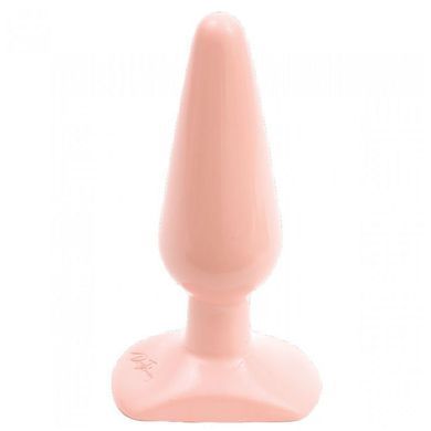 Анальная пробка Doc Johnson Butt Plug Smooth Classic Medium телесная 14 см - основное фото