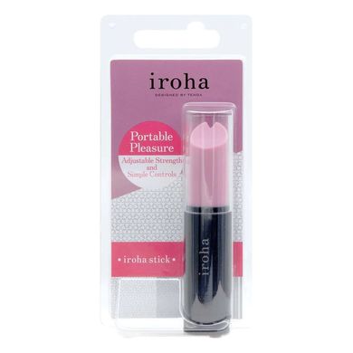 Міні-вібратор Iroha Stick чорний, 10 см - основне фото