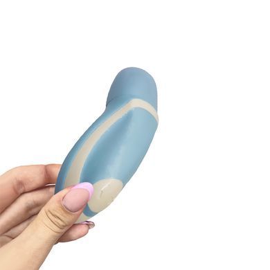 Вибратор для клитора Amor Touchme голубой с белым 9,6 см - основное фото