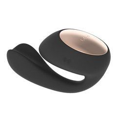 Вагінально-кліторальний стимулятор Lelo Ida Wave чорний 13 см - основне фото
