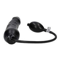 Реалистичный расширитель Orion Late X Latex Dildo Inflatable чёрный 20 см - основное фото