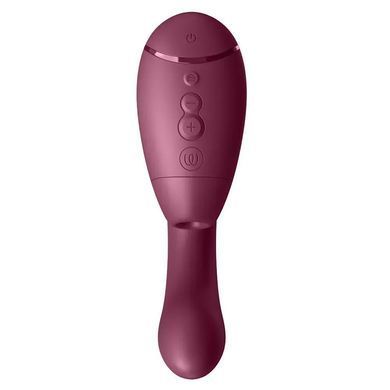 Вагинально-клиторальный стимулятор Womanizer Next Duo бордовый 19,5 см - основное фото