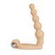 Кольцо с анальным вибростимулятором Lovetoy The Ultra Soft Bead 6.5'' телесное - дополнительное фото