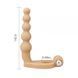 Кольцо с анальным вибростимулятором Lovetoy The Ultra Soft Bead 6.5'' телесное - дополнительное фото
