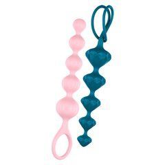 Набір анальних ланцюжків Satisfyer Love Beads різнокольоровий - основне фото
