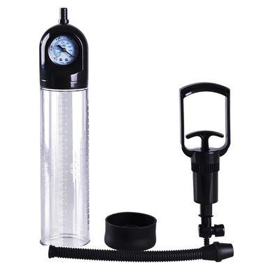 Вакуумна помпа з манометром CANWIN Penis Pump Men Powerup P928 чорна - основне фото