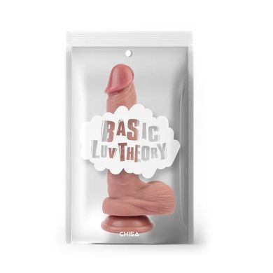 Реалістичний фалоімітатор на присосці Chisa Novelties Basic Luv Theory Realistic 8 Inch Dick тілесний 20,5 см - основне фото