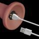 Реалістичний вібратор на присосці Lovetoy 9'' Vibrating Dual Density Power Cock тілесний 23 см - додаткове фото