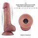 Реалістичний вібратор на присосці Lovetoy 9'' Vibrating Dual Density Power Cock тілесний 23 см - додаткове фото