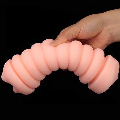 Двосторонній мастурбатор Lovetoy Virgin-Skin Blowout Heavenly Vagina and Mouth тілесний - основне фото