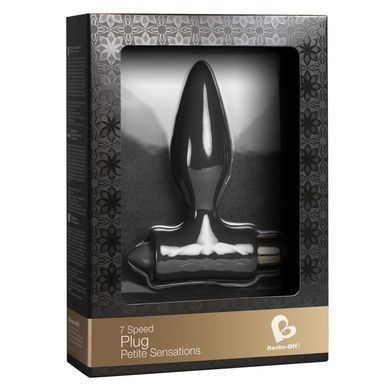 Анальний вібратор Rocks-Off Petite Sensations Plug чорний 10 см - основне фото
