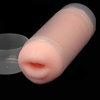 Двосторонній мастурбатор Lovetoy Virgin-Skin Blowout Heavenly Vagina and Mouth тілесний - основне фото