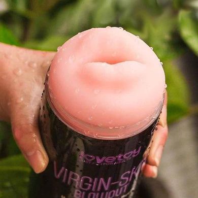 Двосторонній мастурбатор Lovetoy Virgin-Skin Blowout Heavenly Vagina and Mouth тілесний - основне фото