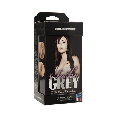 Двосторонній мастурбатор Doc Johnson 2 Fuckhole Masturbator Sasha Grey тілесний - основне фото