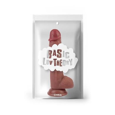 Реалістичний фалоімітатор на присосці Chisa Novelties Basic Luv Theory Realistic 7.67 Inch Dick коричневий 19,5 см - основне фото