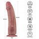 Реалістичний вібратор на присосці для фістингу Lovetoy 10.5'' Vibrating Dual Density Power Cock тілесний 26,8 см - додаткове фото