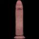 Реалістичний вібратор на присосці для фістингу Lovetoy 10.5'' Vibrating Dual Density Power Cock тілесний 26,8 см - додаткове фото