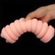 Двосторонній мастурбатор Lovetoy Virgin-Skin Blowout Heavenly Vagina and Mouth тілесний - додаткове фото