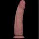 Реалістичний вібратор на присосці для фістингу Lovetoy 10.5'' Vibrating Dual Density Power Cock тілесний 26,8 см - додаткове фото