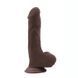 Реалистичный фаллоимитатор на присоске Chisa Novelties Bottomless Pleasure коричневый 20 см - дополнительное фото