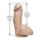 Еякулюючий фалоімітатор Doc Johnson The Realistic Squirting Cock 6" тілесний 16,5 см - додаткове фото