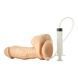 Еякулюючий фалоімітатор Doc Johnson The Realistic Squirting Cock 6" тілесний 16,5 см - додаткове фото