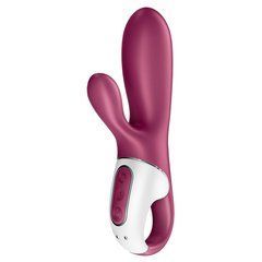 Вибратор с функцией нагревания Satisfyer Hot Bunny бордовый 17,5 см - основное фото