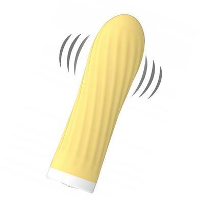 Міні-стимулятор Boss of Toys Rechargeable Silicone Touch Vibrator жовтий 8,5 см - основне фото