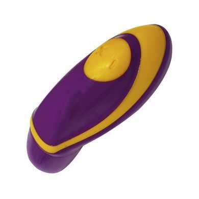 Вібратор для клітора Amor Touchme фіолетовий з жовтим 9,6 см - основне фото